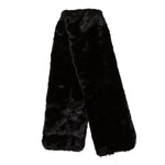 Faux Fur Collar Scarf for Women (Black)