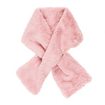 Faux Fur Collar Scarf for Women (Pink)