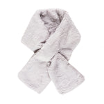 Faux Fur Collar Scarf for Women (Light Gray)