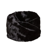 Faux Fur Collar Scarf for Women (Black)