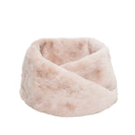 Faux Fur Collar Scarf for Women (Beige)