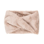 Faux Fur Collar Scarf for Women (Beige)