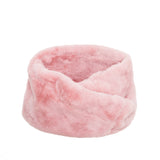 Faux Fur Collar Scarf for Women (Pink)