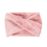 Faux Fur Collar Scarf for Women (Pink)