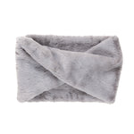 Faux Fur Collar Scarf for Women (Gray)