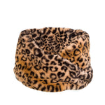 Faux Fur Collar Scarf for Women (Leopard)