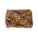 Faux Fur Collar Scarf for Women (Leopard)