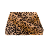 Faux Fur Collar Scarf for Women (Leopard)