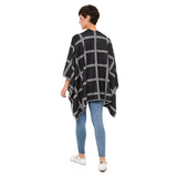 Women's Shawl Wrap Poncho Ruana Cape Cardigan Sweater Open Front (PC07-11)