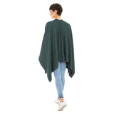 Women's Shawl Wrap Poncho Ruana Cape Cardigan Sweater Open Front (PC08-10)