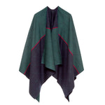 Women's Shawl Wrap Poncho Ruana Cape Cardigan Sweater Open Front (PC08-10)