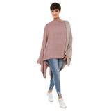 Women's Shawl Wrap Poncho Ruana Cape Cardigan Sweater Open Front (PC08-3)