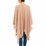 Women's Shawl Wrap Poncho Ruana Cape Cardigan Sweater Open Front (PCP-15)