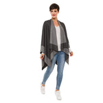 Women's Shawl Wrap Poncho Ruana Cape Cardigan Sweater Open Front (PCS-4)